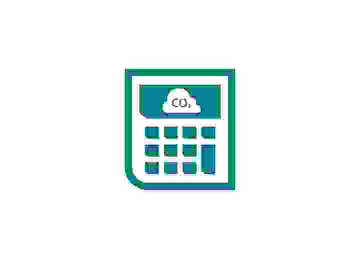 CO2 calculator icon 
