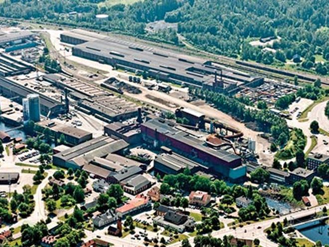 Ovako production site Smedjebacken