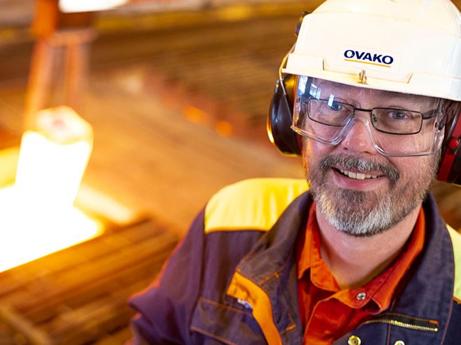 Employee Ovako - heating steel using Hydrogen