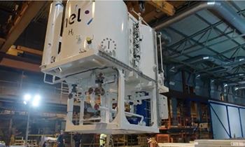 Hydrogen plant machine at production site