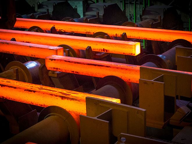 informative image: hot steel