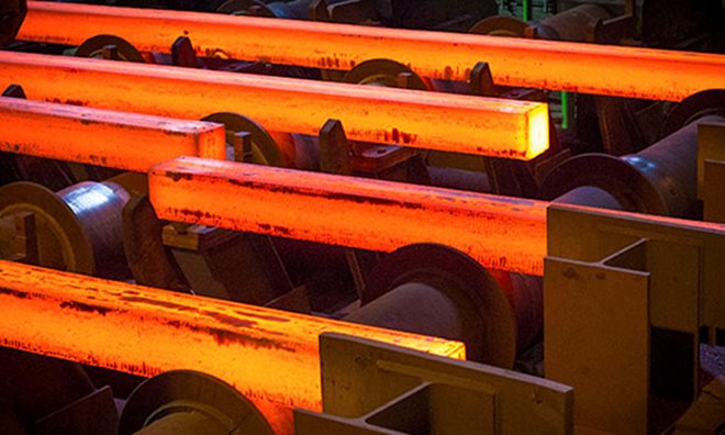 informative image: hot steel