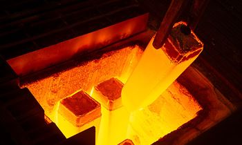 informative image: hot steel