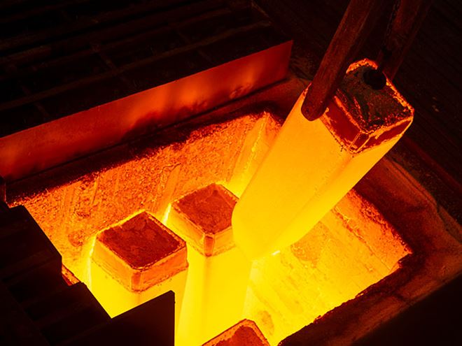 informative image: hot steel