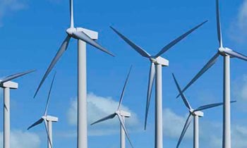 decorative image: wind turbines