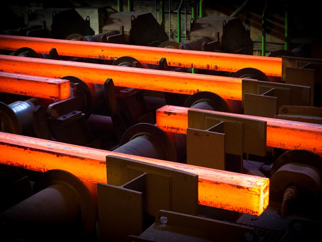 informative image: hot steel