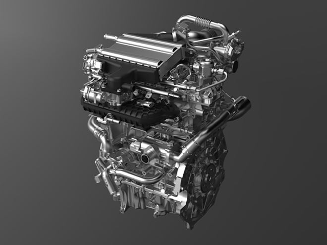 Articifical image of Toyota engine