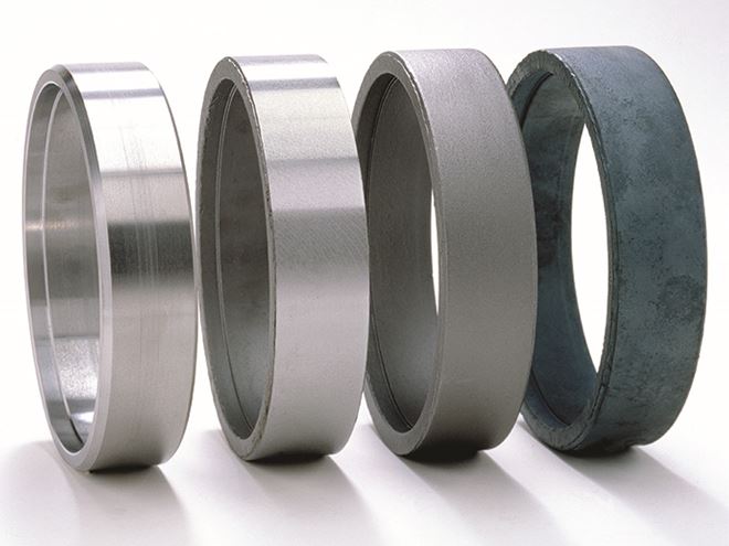 Rolled forged rings