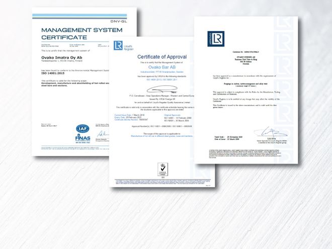 Ovako certificates