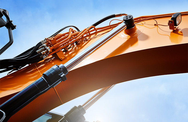 Cromax hydraulic application in arm of an excavator