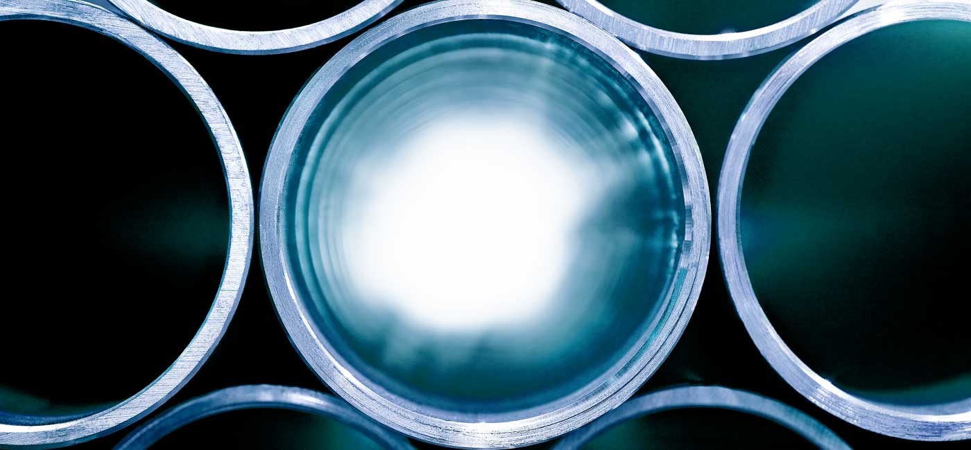 informative image: hollow steel bars