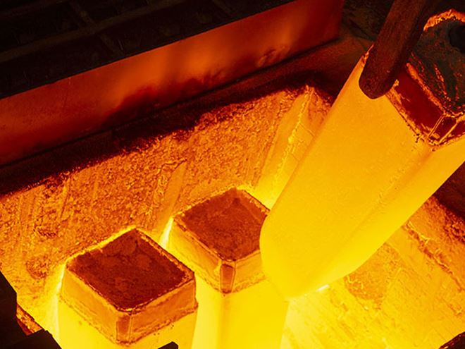 fossil-free hydrogen for heating steel