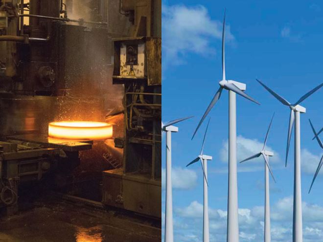 Ring production wind turbine