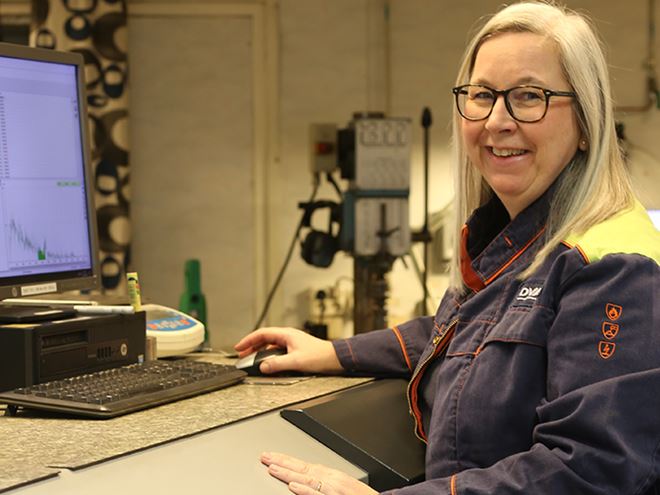 woman in steel industry