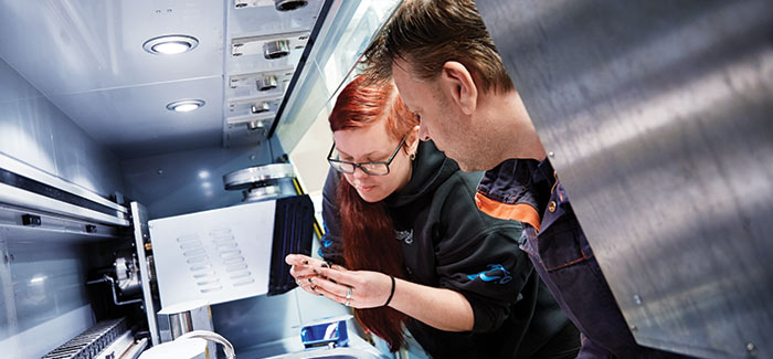 Research and development at Hofors steel production site