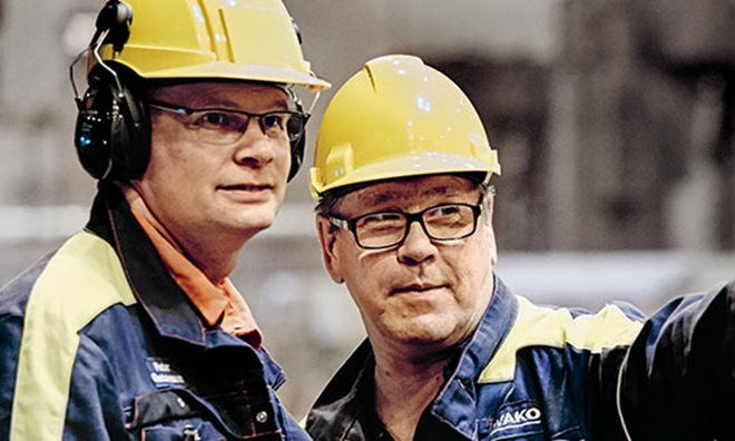 Ovako eployees in Hofors production site