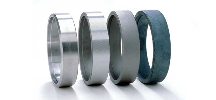 Rolled and forged steel rings